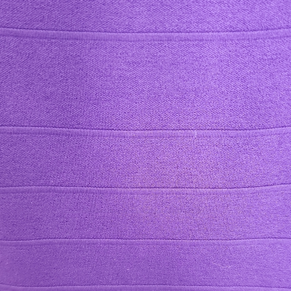 BodyCon Y2k Purple Form Fitting Cocktail Dress - Picture 5 of 9